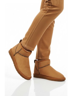 Ayakmod Taba Içi Kürklü Soğuğa Dirençli Kadın Bot U-19 Z