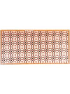 Hatfon Elektronik Delikli Plaket Bakır Tek Yüzlü 120X120 mm ( Pertinaks )