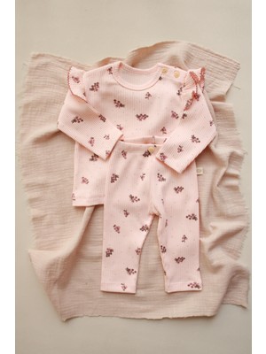 Oh la la Koala For Little Ones Üzüm Baskılı Fancy Girls Alt Üst Takım