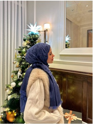 Mavi Sima G Favor Şal