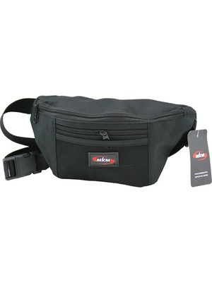 Timion Freebek Bel Çantası  3 Fermuarlı Bölme + 1 Fileli Açık Bölme   10 x 11.5 x 25CM (5148)