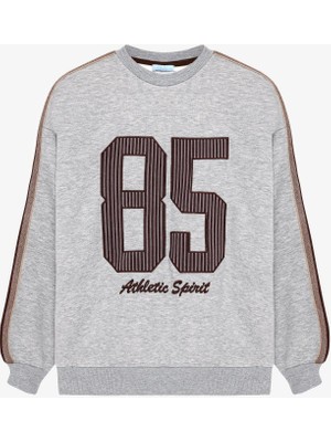 Quzu Aplike Detaylı Sweatshirt