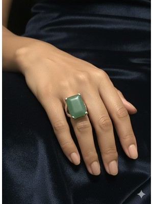 yeşim taşlı yüzük