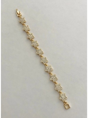 Mercan Aksesuar Yıldız Figürlü Çelik Bileklik 18 cm