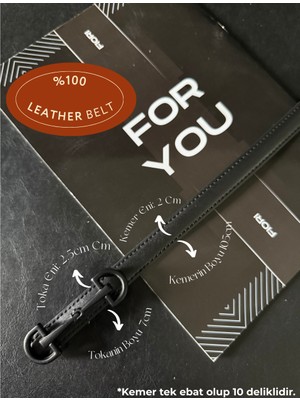 Fiori Hakiki Bombeli Deri Uzun Tokalı Ince Kadın Kemeri, Ceket Kemeri, Gömlek Kemeri, Elbise Kemeri