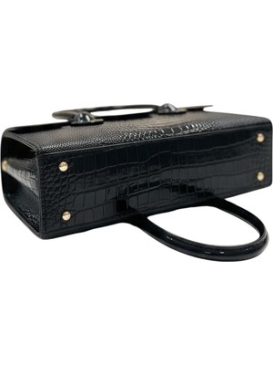 Krıste Bell El ve Omuz Askılı Kadın Çantası Kumaş & Deri 27038