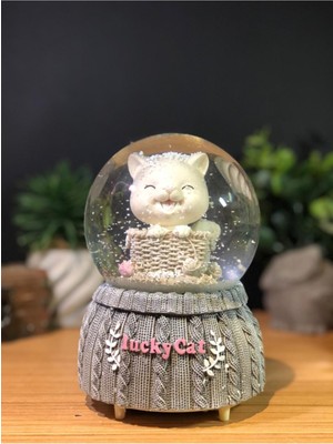 UltraNova Işıklı ve Müzikli Büyük Boy Kar Küresi, Pilli Kar Püskürtmeli Eğlence