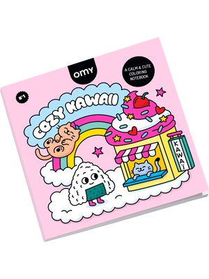 Omy Cozy Art Kawaii Boyama Kitabı