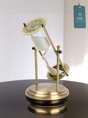 YNSK Vintage Tarzda 30 Dakikalık Döner Kum Saati