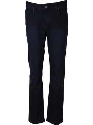 Trender David Yüksek Bel Rahat Kalıp Lacivert Erkek Jean Pantolon 2000