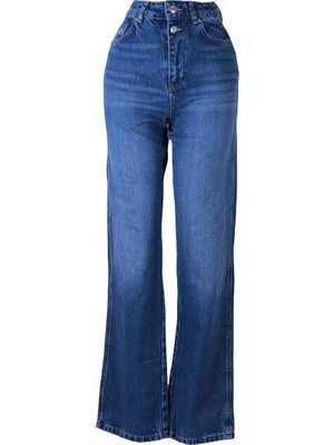 Trender 26YH27000004 Mavi Kadın Jean Pantolon 7850