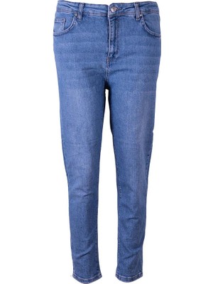 Double ED52GY116987 Açık Mavi Kadın Jean Pantolon 1010B