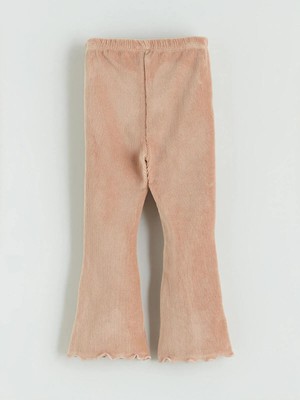 LC Waikiki Kadife Ispanyol Paça Kız Bebek Tayt  (W5)