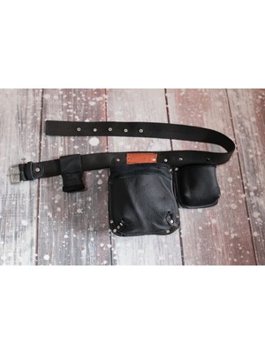 Yks-R Üç Cepli Kalın ve Yumşak Deri Çivi Önlüğü