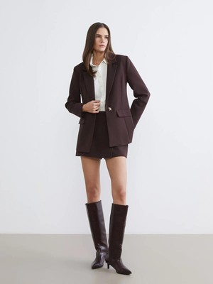 LC Waikiki Krep Kadın Blazer Ceket  (W5)
