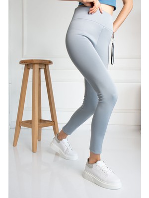 Toparlayıcı Yüksek Bel Spor Tayt