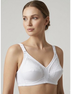 F.k Dantel Detaylı Balensiz Toparlayıcı Sütyen