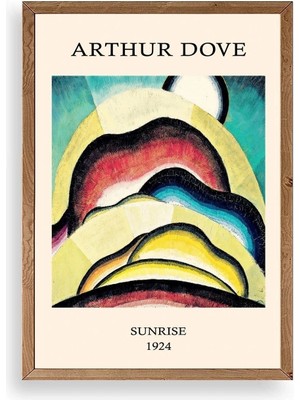 Durukar Arthur Dove Ahşap Çerçeveli Tablo 30 x 42