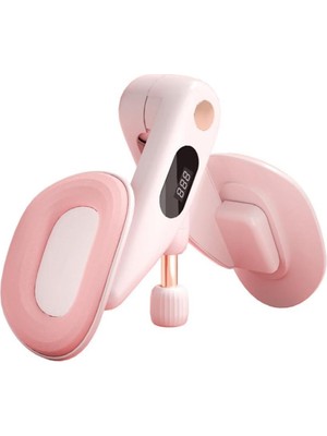 Valkyrie Pelvik Dijital Sayaçlı Çok Amaçlı Bacak ve Üst Vücut Egzersiz Aleti – Ayarlanabilir Dirençli Pembe