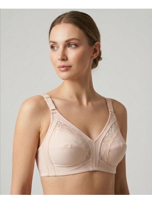 F.k Dantel Detaylı Balensiz Toparlayıcı Sütyen