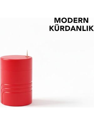 Çağrı Modern Tasarım Dekoratif Otomatik Kürdanlık - Şık Sofra Aksesuarı