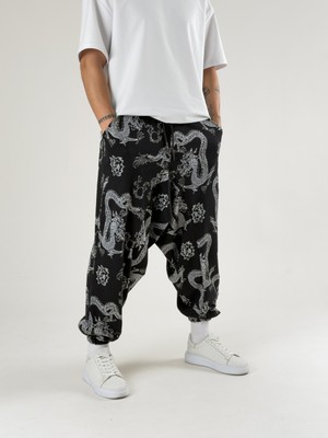 Cocopelli Ejder Desenli Erkek Spor Şalvar COC2708