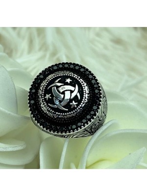 Canka Teşkilatı Mahsusa Gümüş Erkek Yüzük