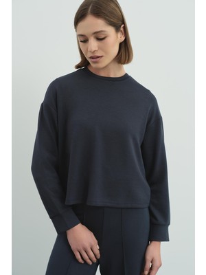 C&city Pure Touch Basic Sweatshirt CC7005 Füme