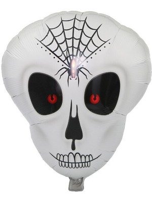 Go İthalat Örümcek Ağ Desenli İskelet Folyo Balon (5273)