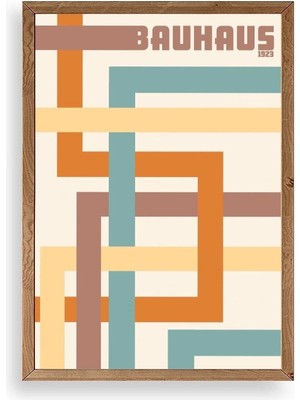 Durukar Bauhaus Ahşap Çerçeveli Tablo 30 x 42