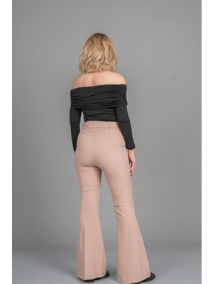 MissVina Kemerli Ispanyol Paça Pantolon 3891