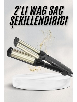 Aykantekno Saç Şekillendirici Wag Maşa Su Dalga Maşası Tüm Saç Tiplerine Uygun (AYHN94820)