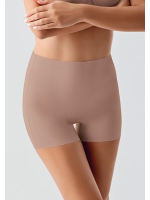 C&city Kaymaz Bel Lazer Şort C19205 Capucino