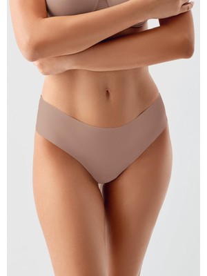 C&city Kaymaz Bel Lazer Slip Külot C19203 Cappucino