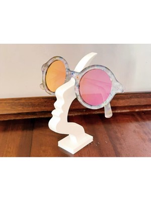 Gözlük Stand Organizer 13CM. Gözlük Dahil Değildir. 3D Baskı Pla Plastik
