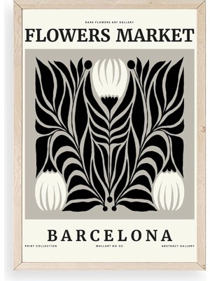 Durukar Çiçek Ahşap Çerçeveli Tablo 30 x 42