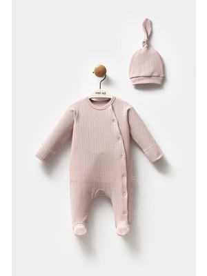 Moi Noi Şapkalı Tulum MNB1235 Mürdüm