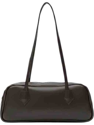 Mira Acı Kahve Boheme Vintage Bowling Kadın Omuz Çanta