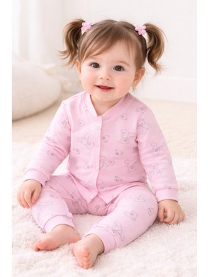 Aspo Baby Kids Pijama Takım Kız Erkek Bebek