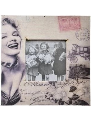 Eco Lounge Decotown Marilyn Monroe Tasarım Ahşap Resim Fotoğraf Çerçevesi