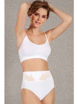 Beruflic Kadın Toparlayıcı Bel Inceltici Dikişsiz Yüksek Bel Külot Korse (2420)