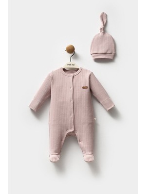 Moi Noi Şapkalı Tulum MNB1236 Mürdüm