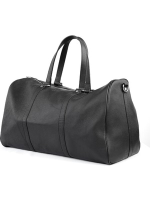 Silindir Hakiki Deri Bavul Çanta