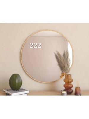 Manifest Melek Sayıları 222 Ayna Etiket Sticker