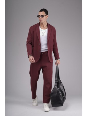 Regular Kalıp Mevsimlik Erkek Blazer Takım