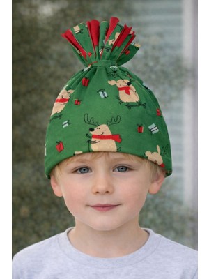 Nur Bebe Figürlü Erkek Çocuk Penye Şapka