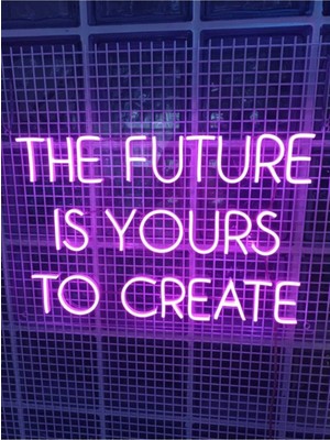 Neon LED Aydınlatma Future Gece Lambası Parti Süsü Işıklı Duvar Dekor