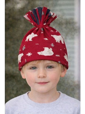 Nur Bebe Figürlü Erkek Çocuk Penye Şapka