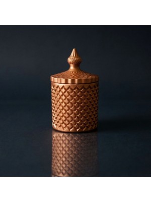 🤎 Stworkshop Bohem Metalik Premium Serisi: Sandalwood Kokulu Metalik Bronz Soya Wax Mum (250 Gr) 🤎