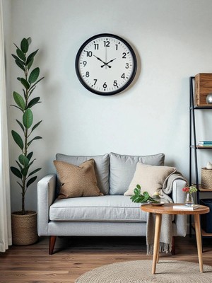 Durukar Zentime 36 cm Siyah Dekoratif Duvar Saati